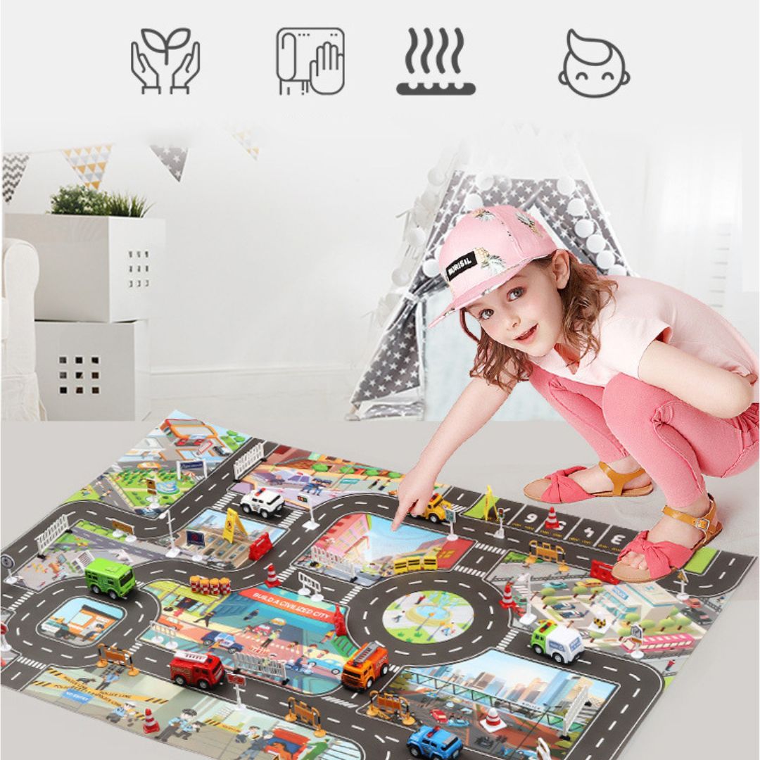 Circuit voiture enfant - Tapis