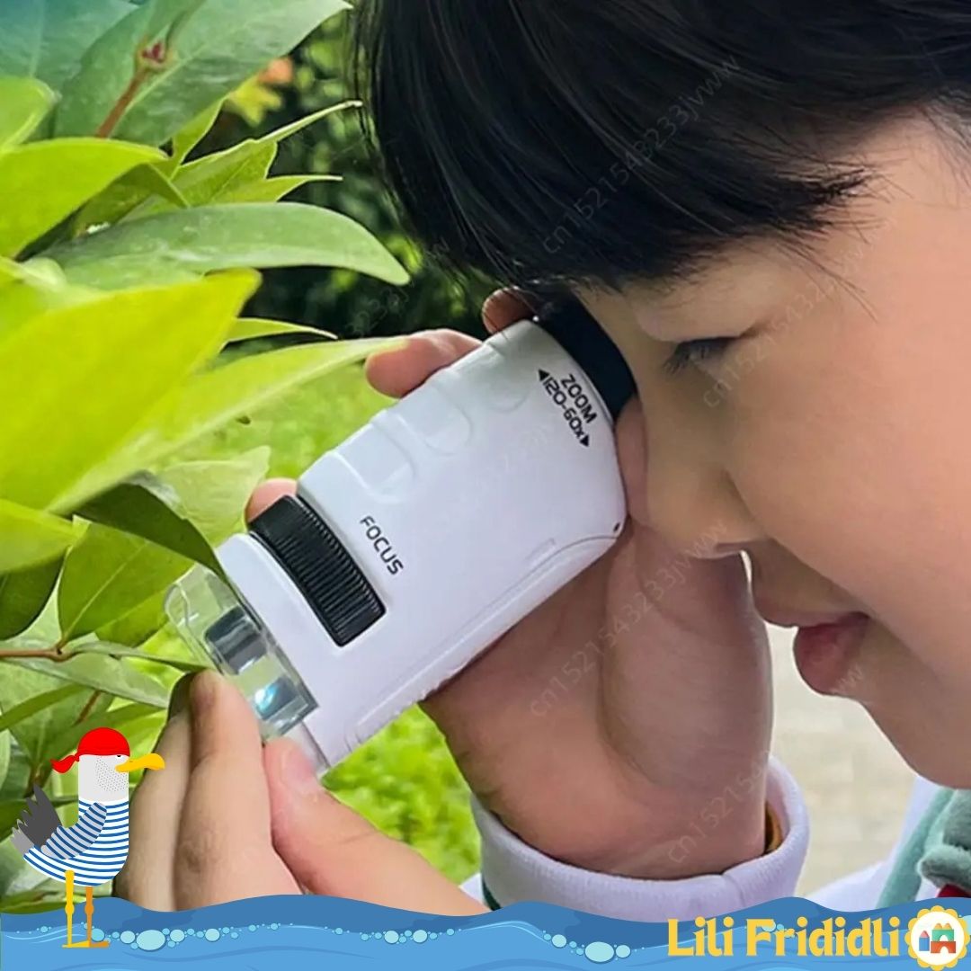 microscope-enfant-plante